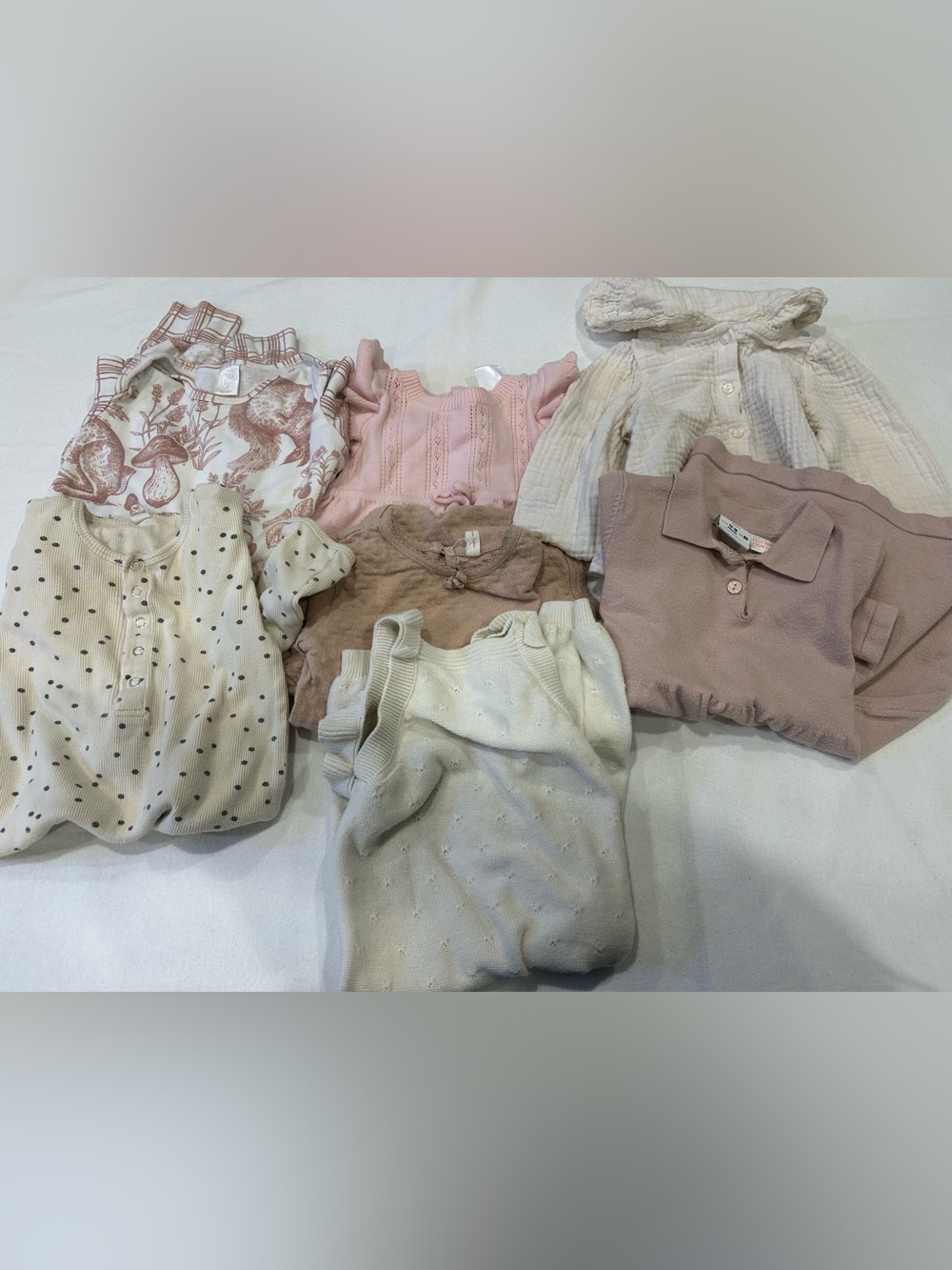 7 item baby girl clothing bundle